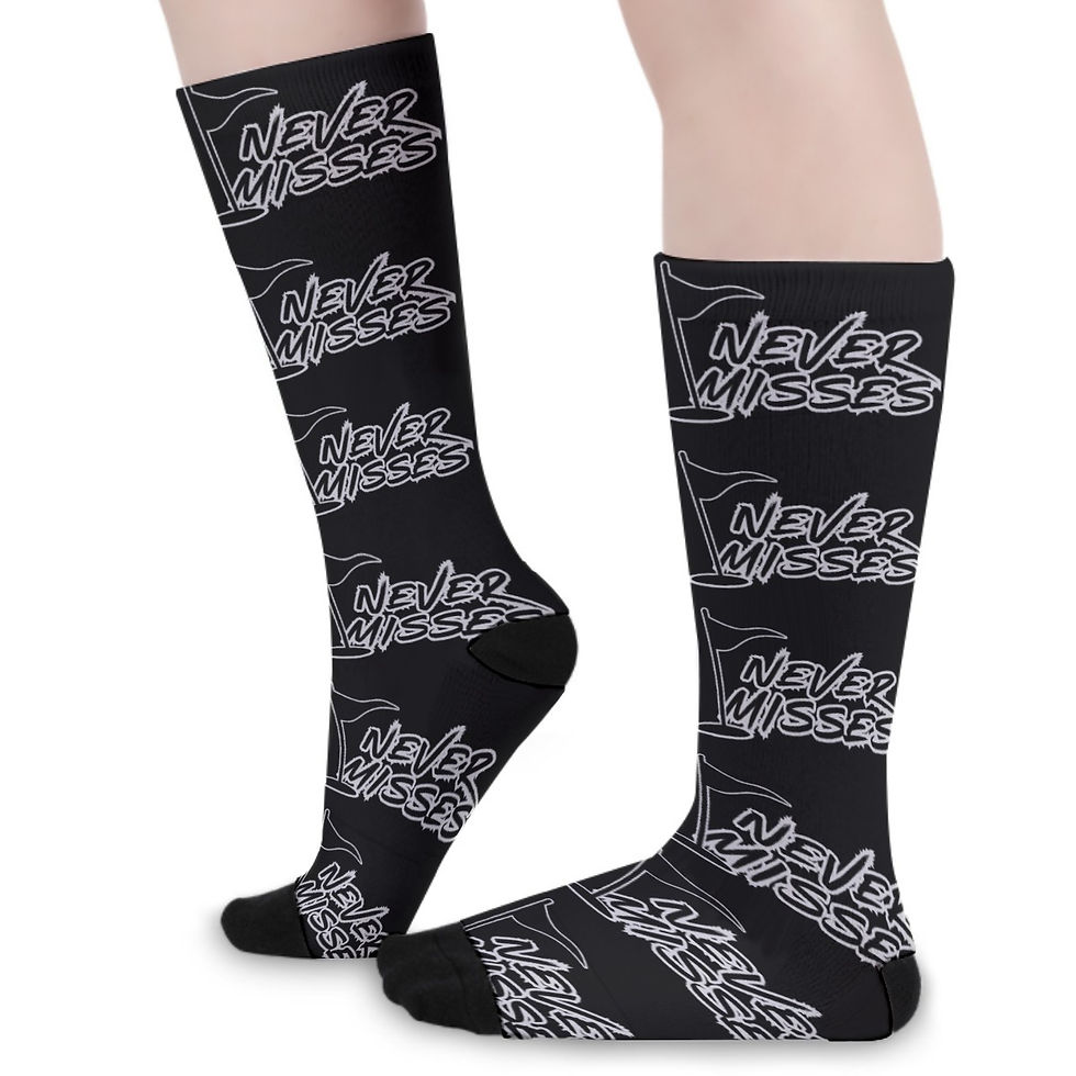 Thumbnail: Player B Never Misses Unisex Long Socks