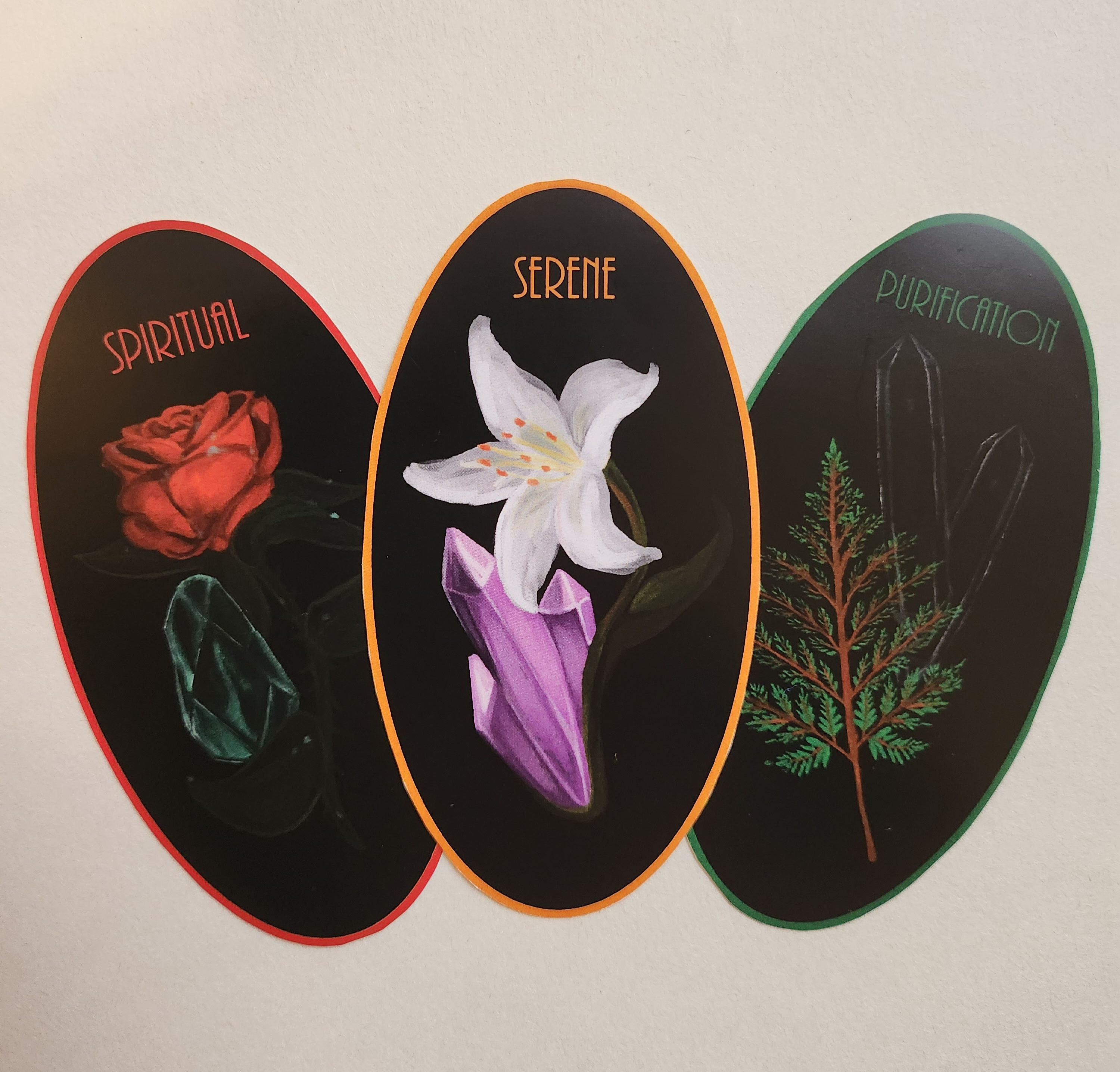 Flower and Crystal Set