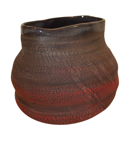 Black clay with coloured decorative vase.png