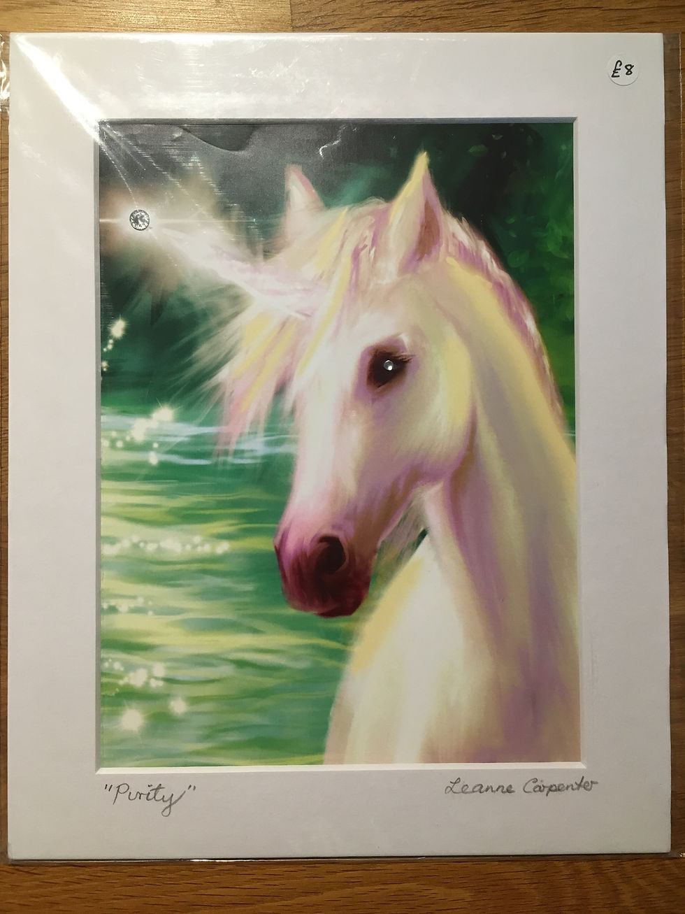 Thumbnail: Purity, Signed, Mounted A5 Print with/without Sparkles