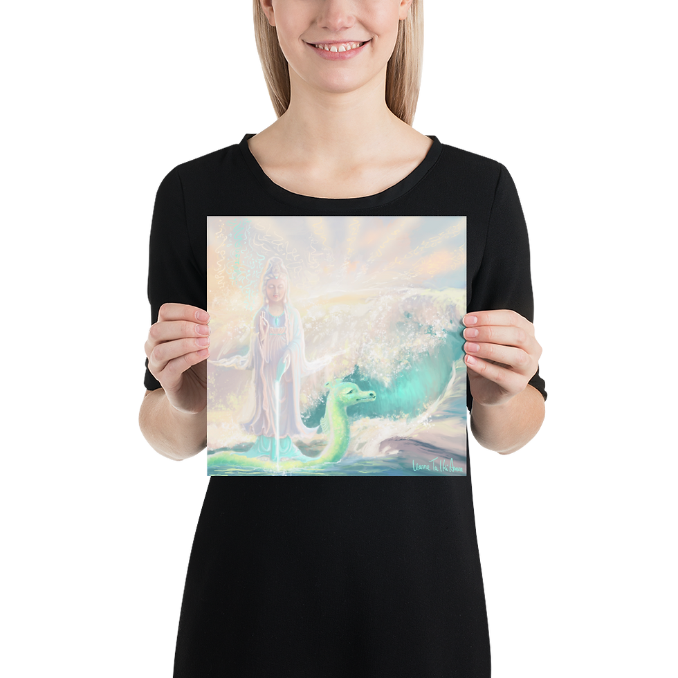 Thumbnail: Quan Yin New Dawn Photo paper Print