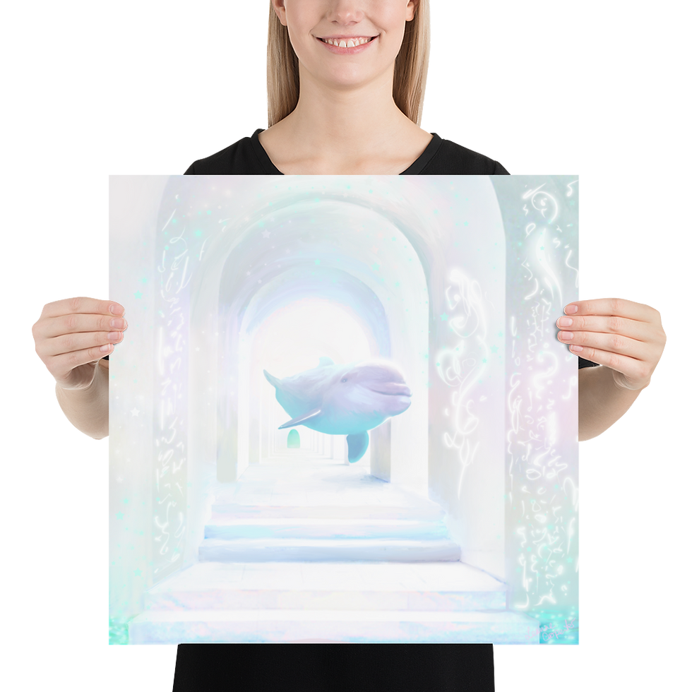Thumbnail: Aetheric Temple of Rainbow Light museum Quality Print