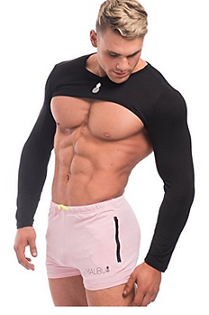 male crop top