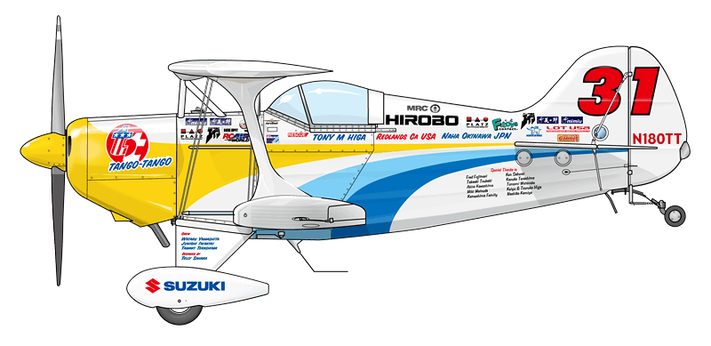 Tony Higa Airshows｜タンゴタンゴの図面｜作図：山下太一郎