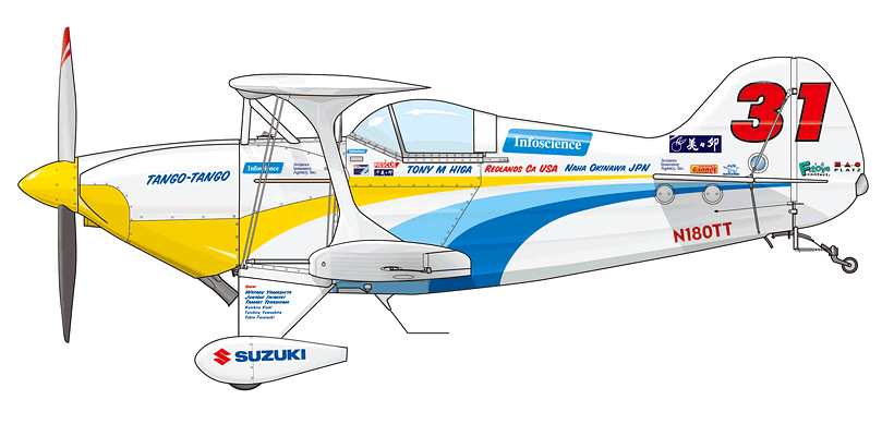 Tony Higa Airshows｜タンゴタンゴの図面｜作図：山下太一郎