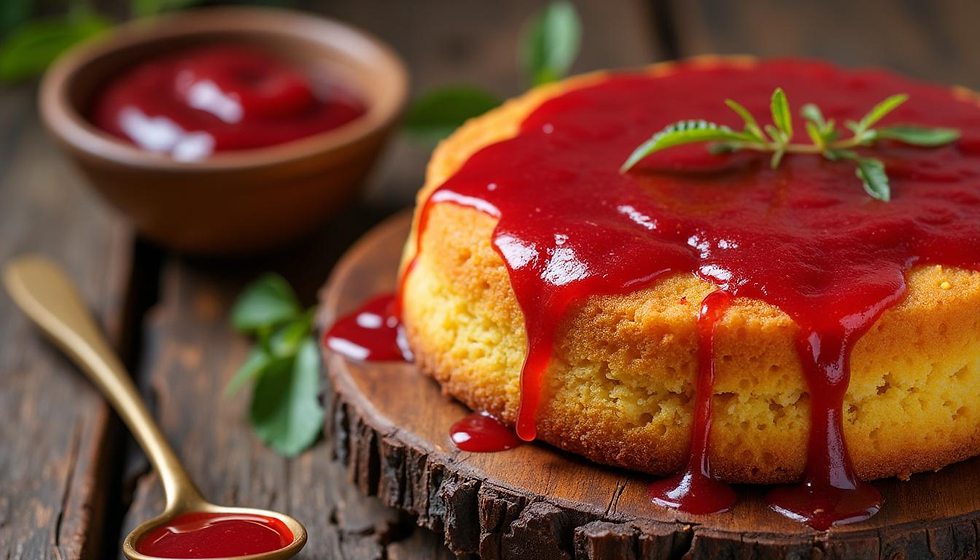 Bolo de milho com goiabada | Lac's Distribuidora