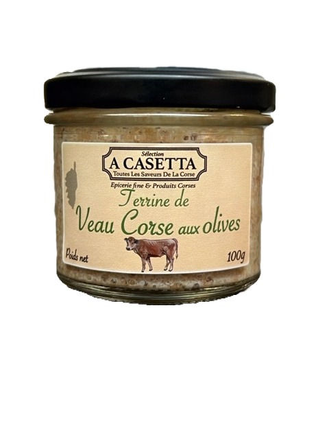 Terrine de veau Corse aux olives 100gr