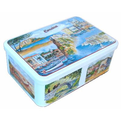 Boite à sucre Villes Corse 350gr
