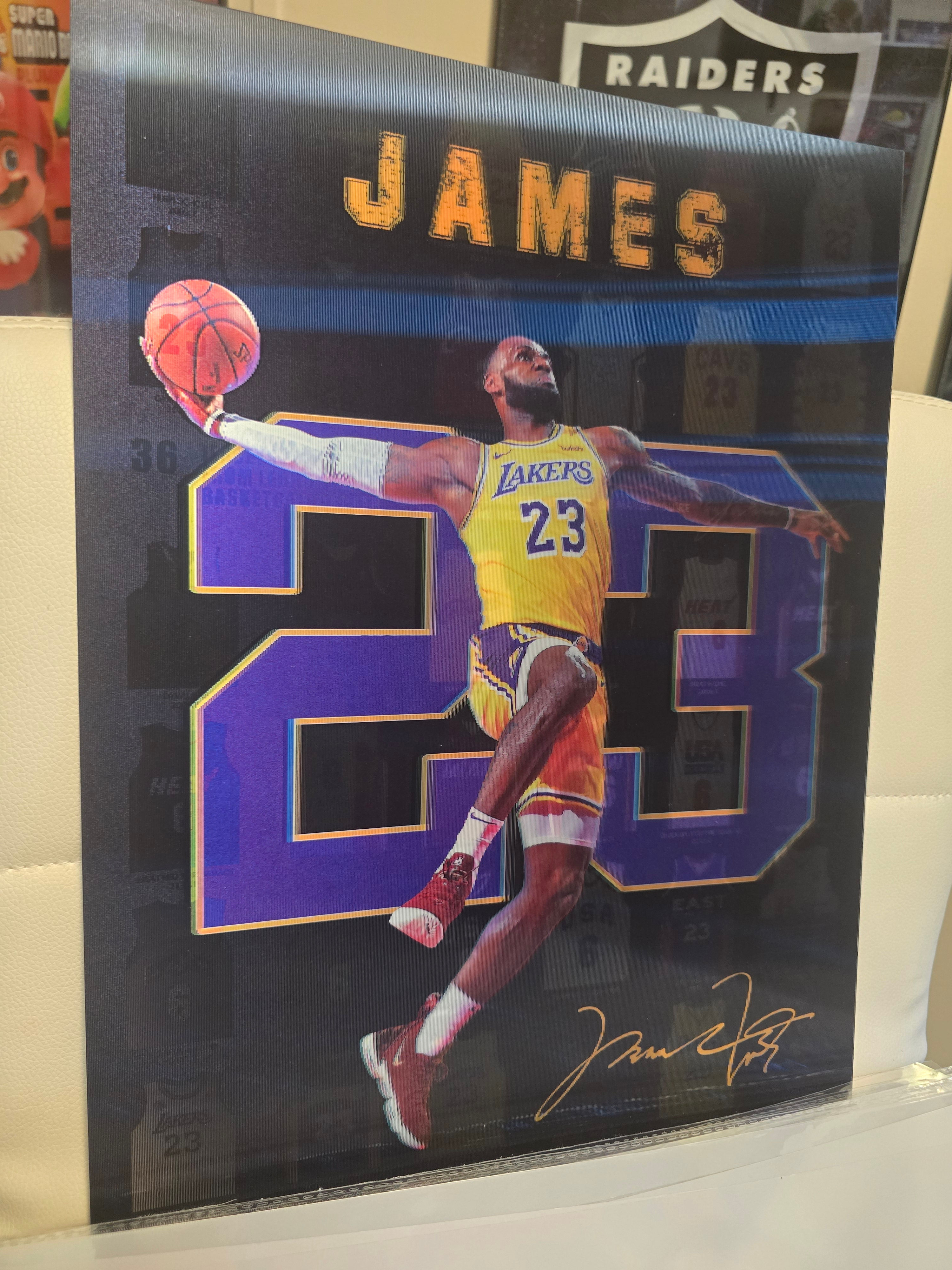 Lebron James 3D lenticular poster 