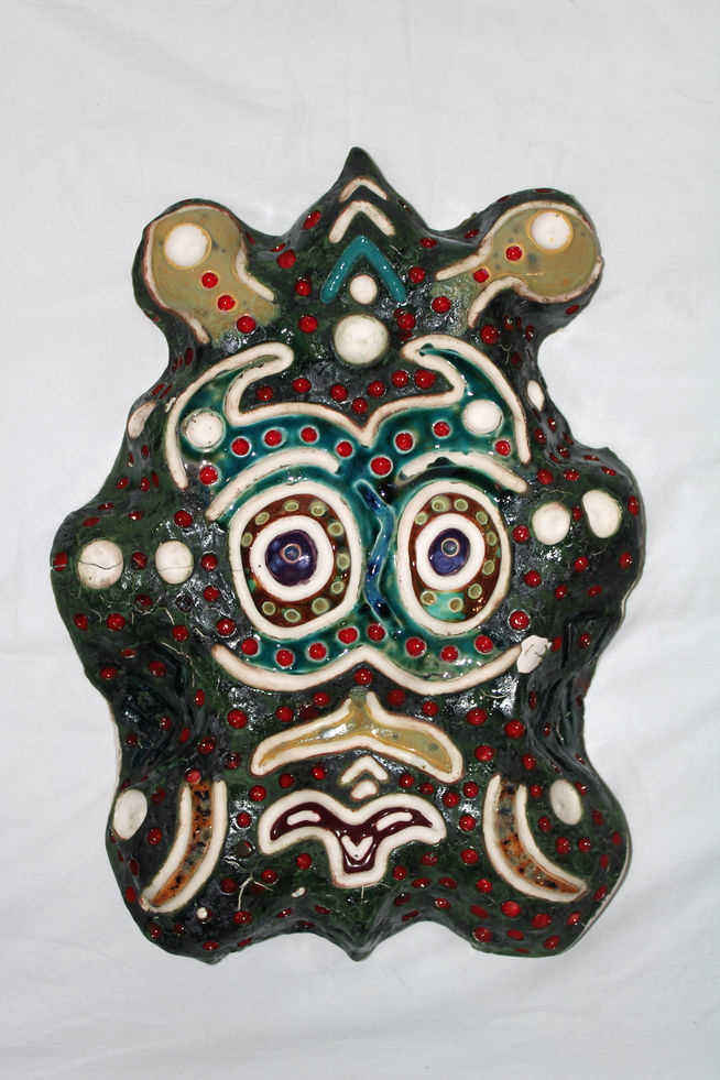 Ceramic, Glaze, Contemporary ceramic, Clay, Character, Abstract