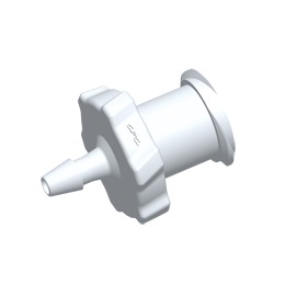 LUER FEMELLE-NYLON BLANC CANNELE Øi 1,6mm