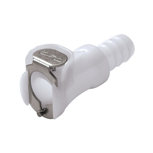 COUPLEUR FEMELLE SANS CLAPET / BARB POUR TUBE ØI 9.5mm - POM