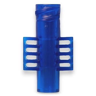 RACCORD DIALYSE FEMELLE POUR TUBE ØE 6.8mm - PVC DEHP-FREE BLEU