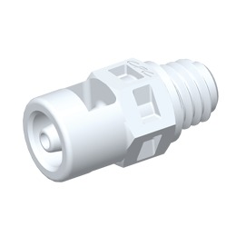 RACCORD FILETAGE 10/32" -POUR TUBE Øi 1,6mm - NYLON BLANC