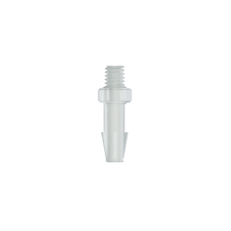 RACCORD FILETE 10-32 / BARB POUR TUBE ØI 6.4mm - PVDF