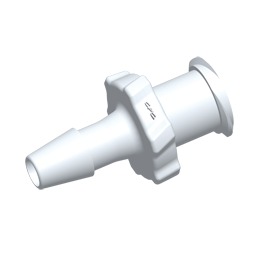 LUER LOCK FEMELLE POUR TUBE ØI 3.2mm NYLON BLANC