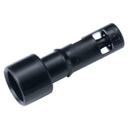 RACCORD CANNELE FEMELLE TENTUBE CPC - CANNELE 1,6 MM - ACETAL NOIR