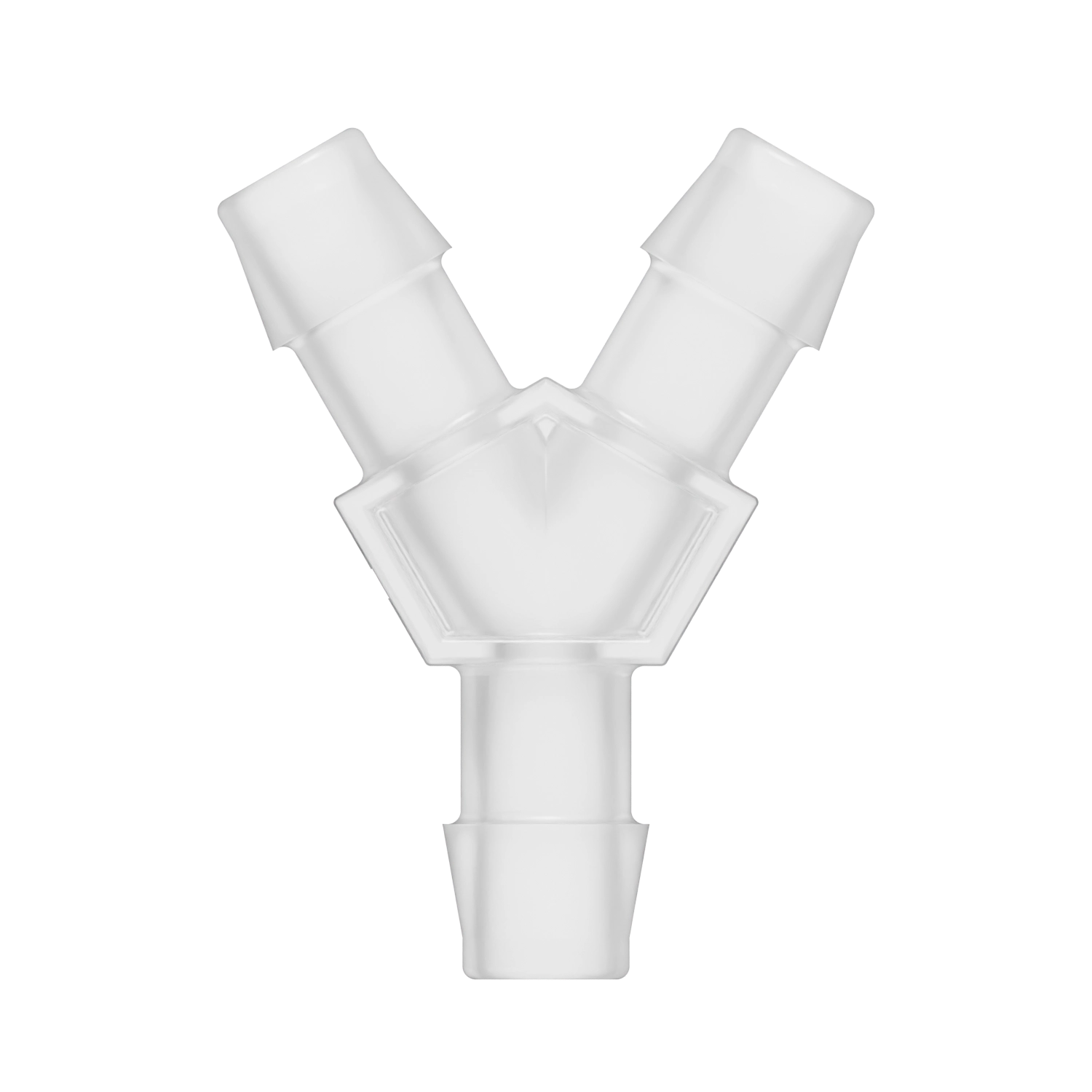 Y A 2 VOIES SYMETRIQUE 3x BARB POUR TUBE ØI 9.5mm - PP ANIMAL-FREE