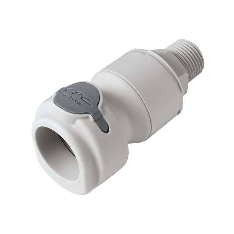COUPLEUR FEMELLE CLAPET FACE PLANE - 1/2" NPT- PP - JT EPDM