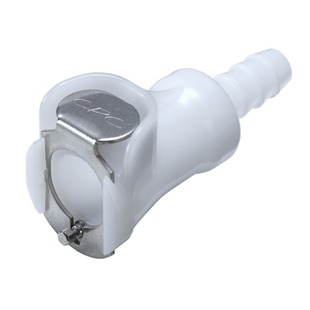 COUPLEUR FEMELLE SANS CLAPET / BARB POUR TUBE ØI 6.4mm - POM