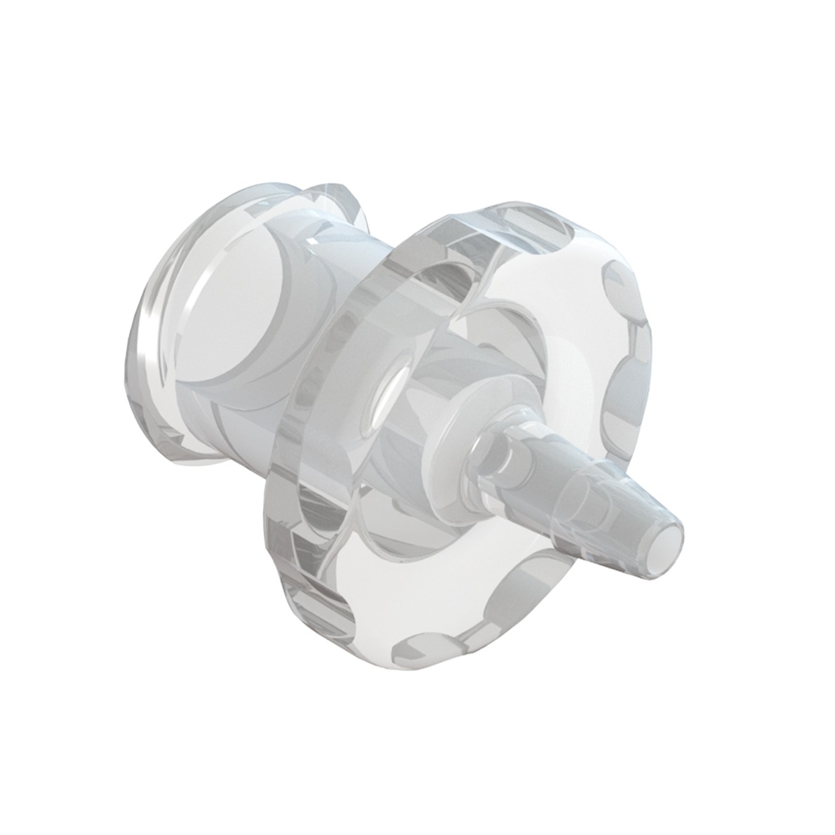 LUER LOCK FEMELLE / BARB POUR TUBE ØI 1.6mm - MABS TRANSP.