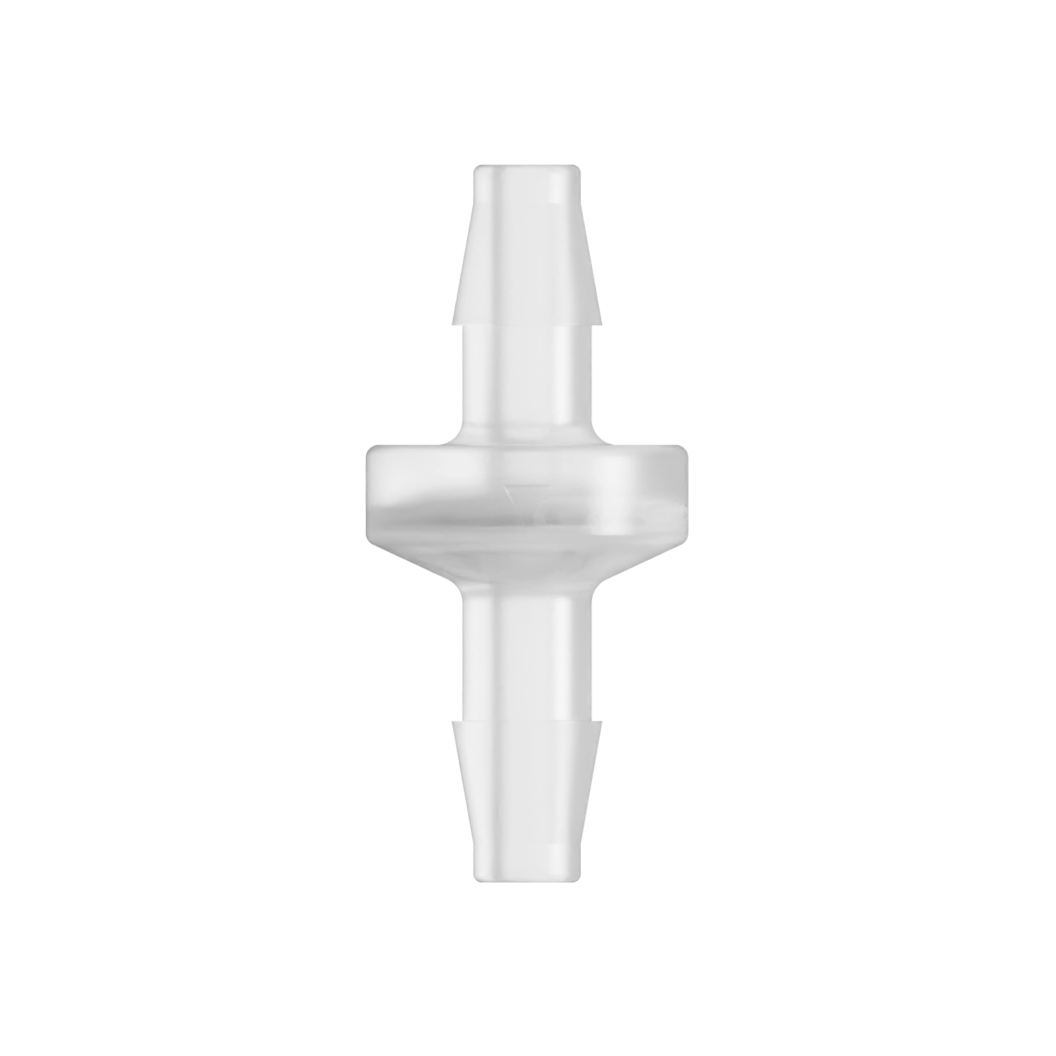 CHECK VALVE CP 35mbar - 2x BARB FOR 1/4"(6.4mm) ID TUBE - PP/SI