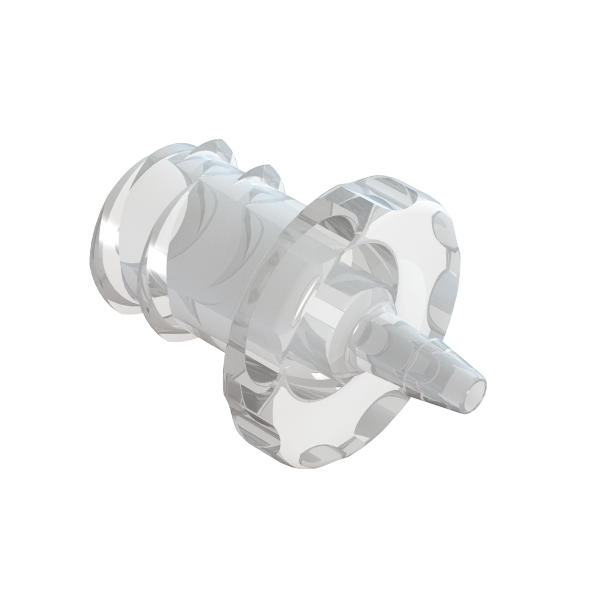 LUER LOCK FEMELLE ISO-7 / BARB POUR TUBE ØI 1.6mm - MABS TRANSP.