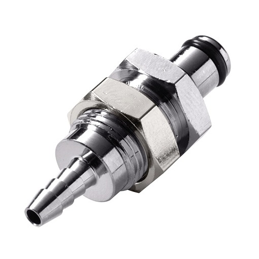 1/8 Hose Barb Non-Valved Panel Mount Coupling Insert