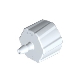 LUER MALE POUR TUBE ØI 1,6 mm NYLON BLANC