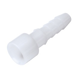 RACCORD FEMELLE SANS CLAPET - TENTUBE CPC - CANNELE  3,2 MM - BLANC