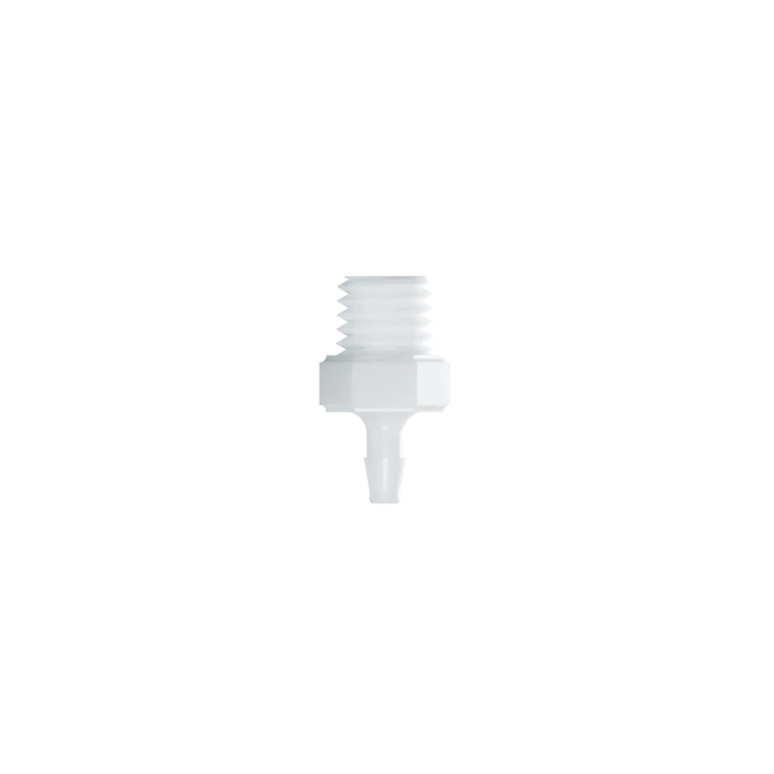 RACCORD FILETE 10-32 / BARB POUR TUBE ØI 1.6mm - PA BLANC