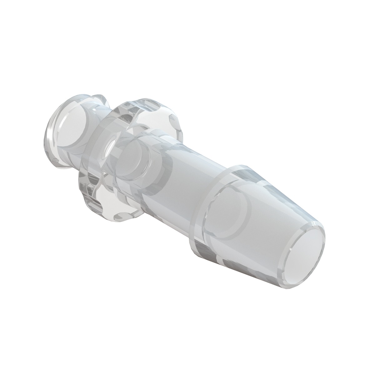 LUER LOCK FEMELLE / BARB POUR TUBE ØI 6.4mm - MABS TRANSP.