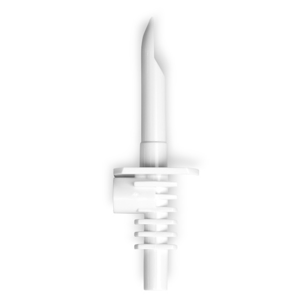 VENTED SPIKE FOR 4.1mm OD or 4.8mm ID TUBE - WHITE ABS