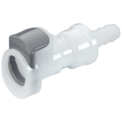 COUPLEUR FEMELLE ACETAL SANS CLAPET - BARB ØI 6.4mm