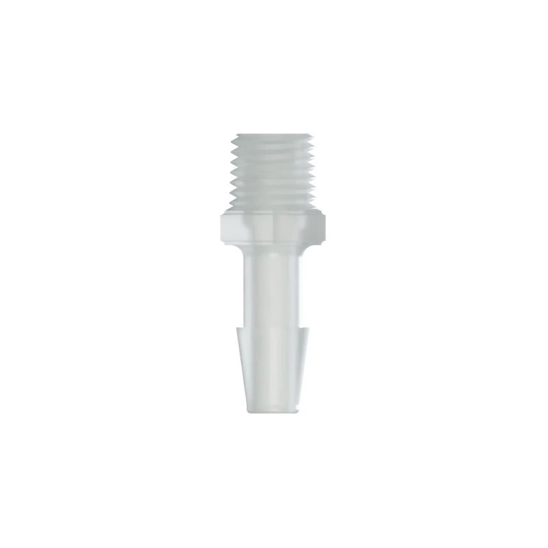 RACCORD FILETE 1/16-27 NPT / BARB ØI 4.8mm - PVDF