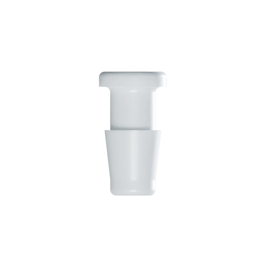 BOUCHON BARB POUR TUBE ØI 9.5mm - PA BLANC