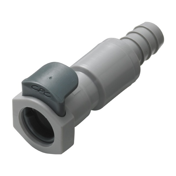 1/4 Hose Barb Valved In-Line Coupling Body