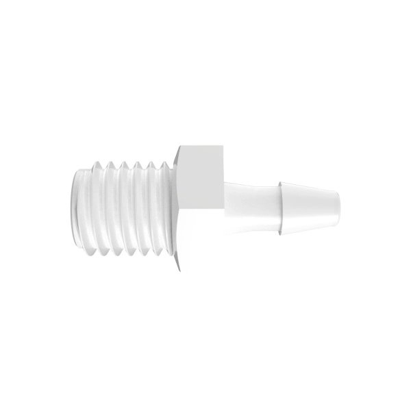 RACCORD FILETE 1/4-28 UNF / BARB POUR TUBE ØI 2.4mm - PVDF