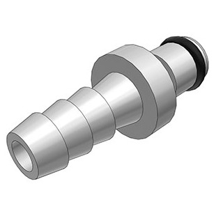 1/4 Hose Barb Non-Valved In-Line Coupling Insert