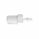 RACCORD FILETE 1/4" BSPT / BARB ØI 4.8mm - PP BLANC