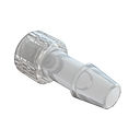 MALE LUER LOCK / BARB FOR 1/4"(6.4mm) ID TUBE - ANIMAL-FREE PP