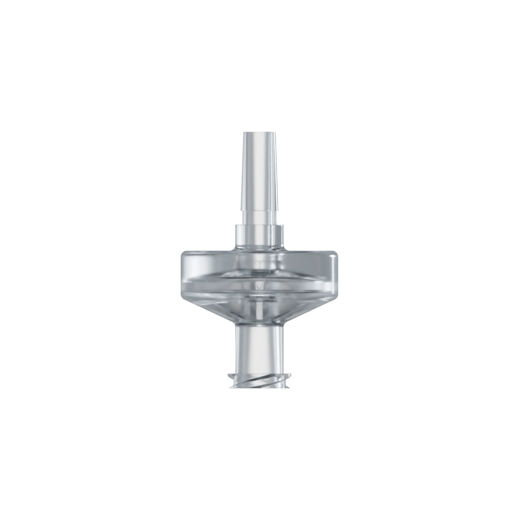 CHECK VALVE CP 35mbar - MALE LUER / FLL - CLEAR PC