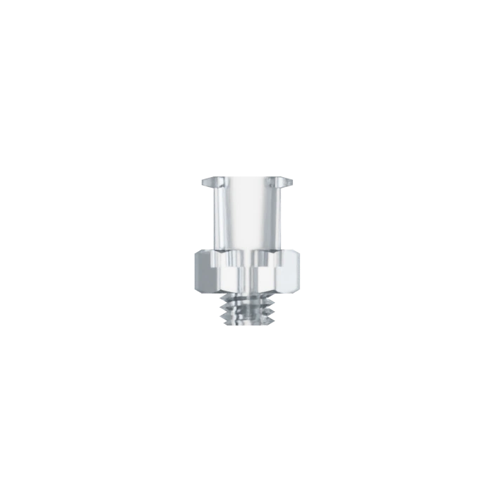 LUER LUG FEMELLE / FILETAGE 10-32 UNF - PC TRANSP.