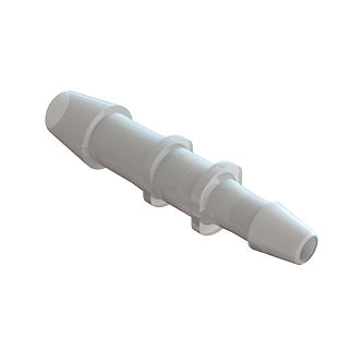 REDUCTEUR DROIT BARB POUR TUBE ØI 6.4mm / ØI 4.0mm - PA NATUREL