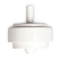 CAPOT 1 VOIE POUR TUBE ØI 3.0mm - ABS BLANC