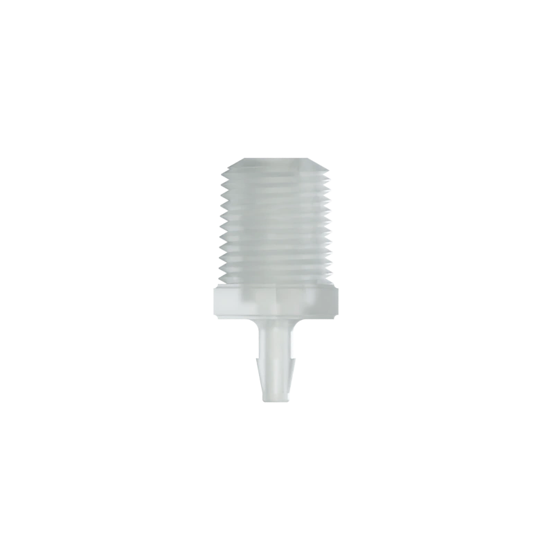 RACCORD FILETE 1/8-27 NPT / BARB POUR TUBE ØI 2.4mm - PVDF
