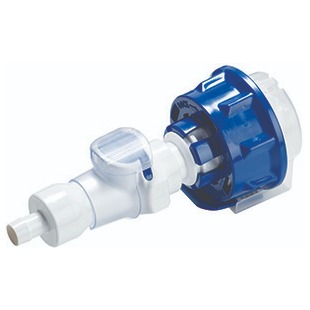 COUPLEUR MALE-CONNEX. DECONNEX. ASEPTIQUE -CANNELE Øi 9,52mm