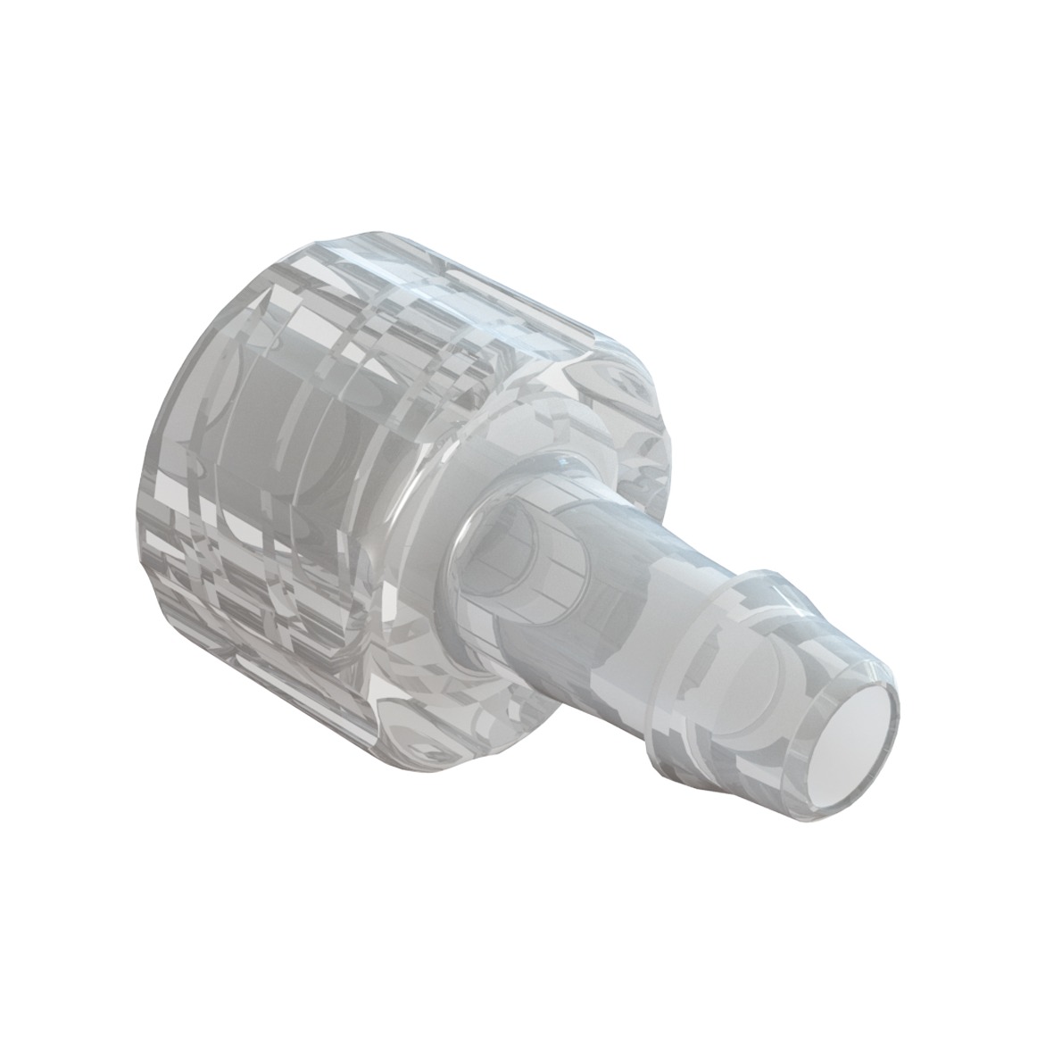 MALE LUER LOCK / HIGH FLOW BARB FOR 5/32"(4.0mm) ID TUBE - A-FREE PP