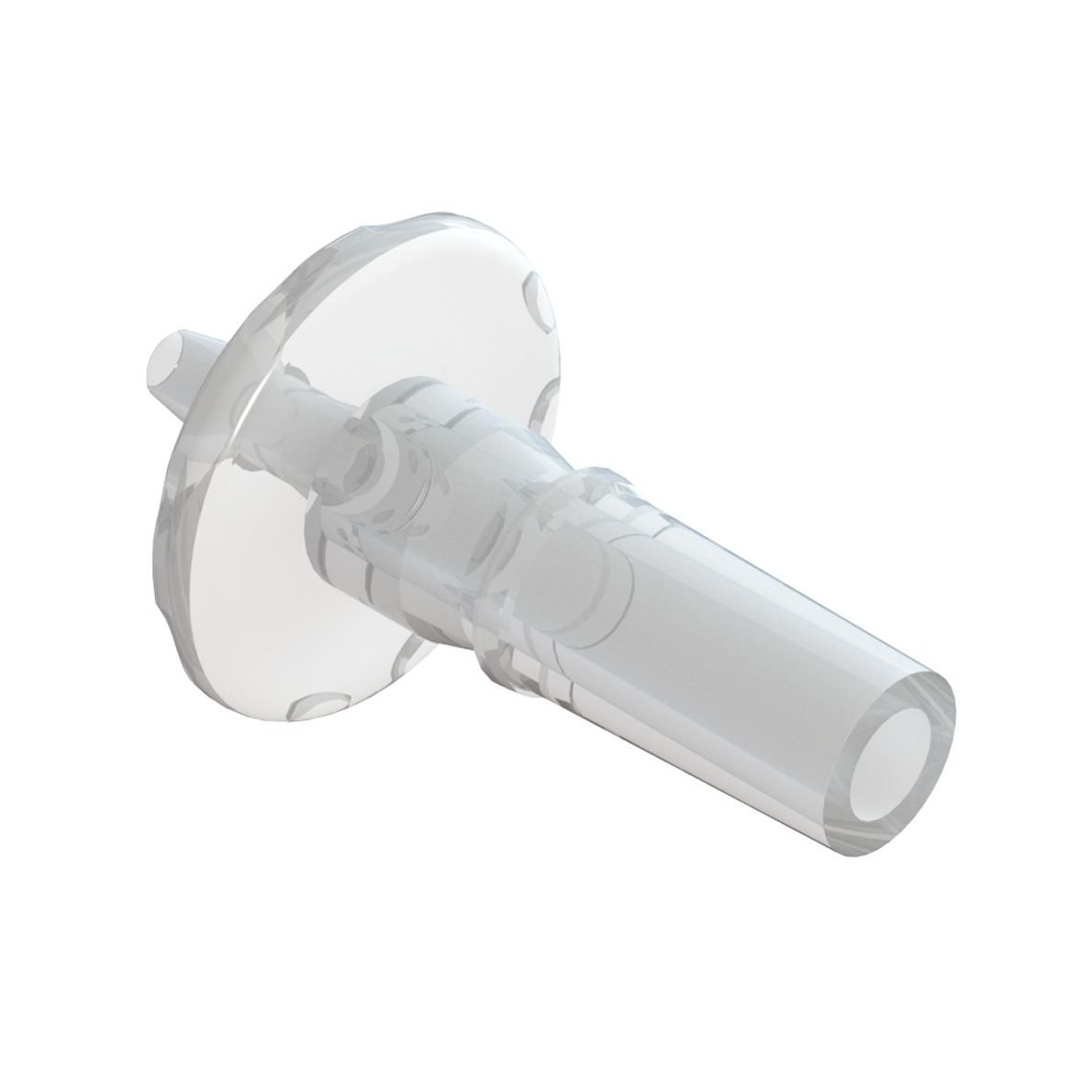 LUER MALE / BARB POUR TUBE ØI 1.6mm - MABS TRANSP.