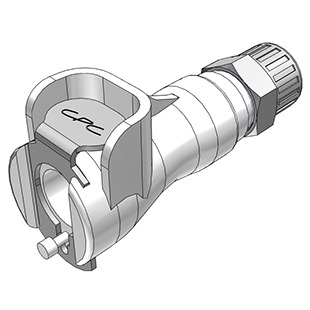 COUPLEUR FEMELLE AVEC CLAPET / COIFFE Ø4.3x6.4mm - POM/NBR